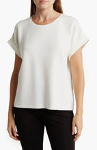 Load image into Gallery viewer, Roll Sleeve Scuba Top
