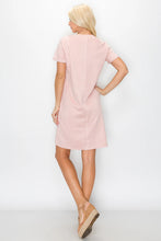 Load image into Gallery viewer, Audrey Suede 60s Shift Dress V Neck

